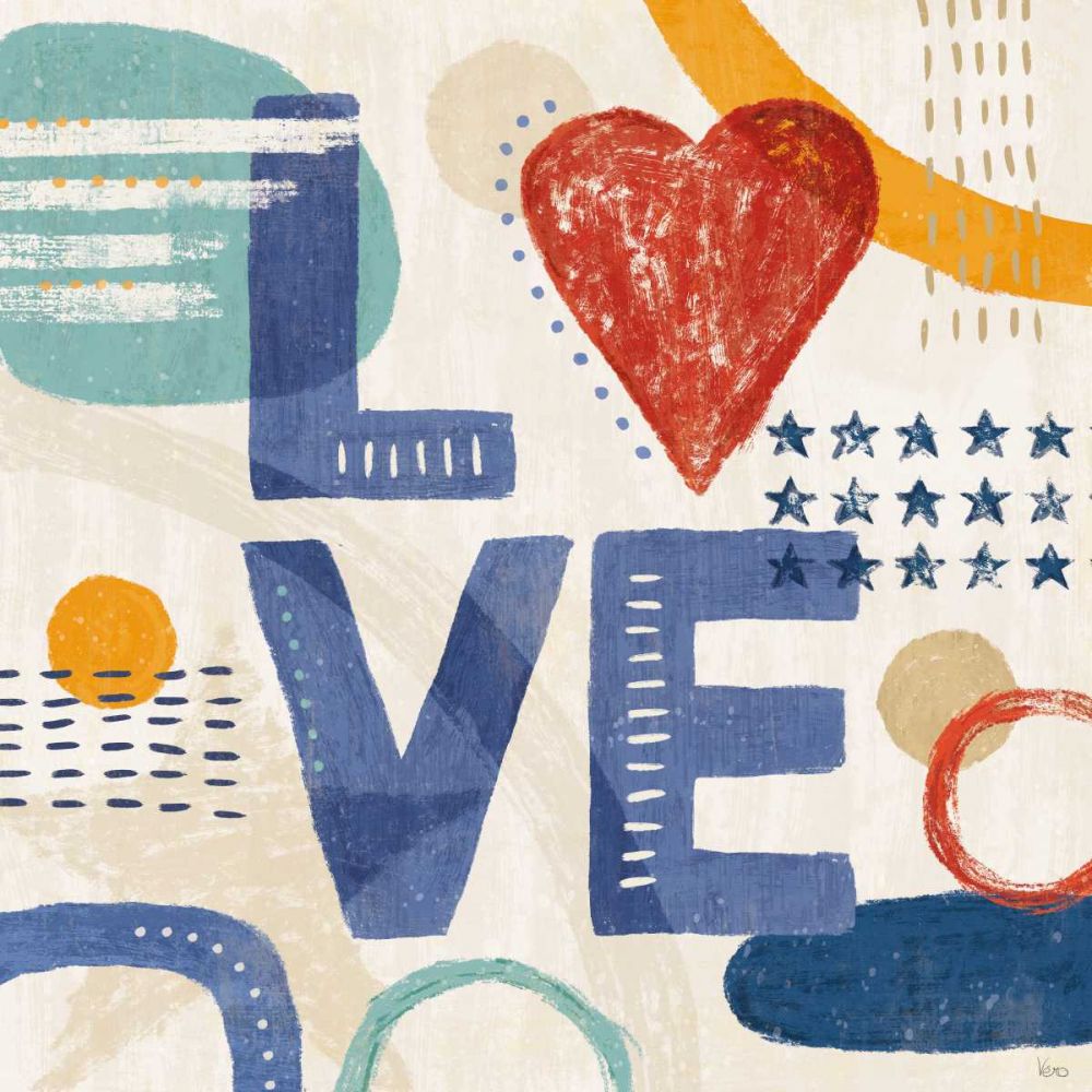 Love and Liberty VI art print by Veronique Charron for $57.95 CAD