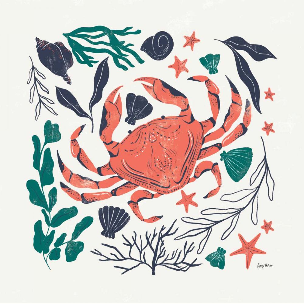 Coastal Reef II art print by Becky Thorns for $57.95 CAD