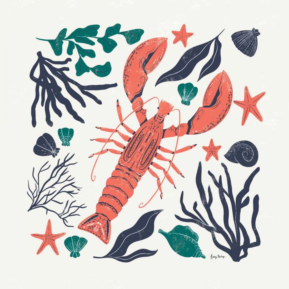 Coastal Reef III art print by Becky Thorns for $57.95 CAD