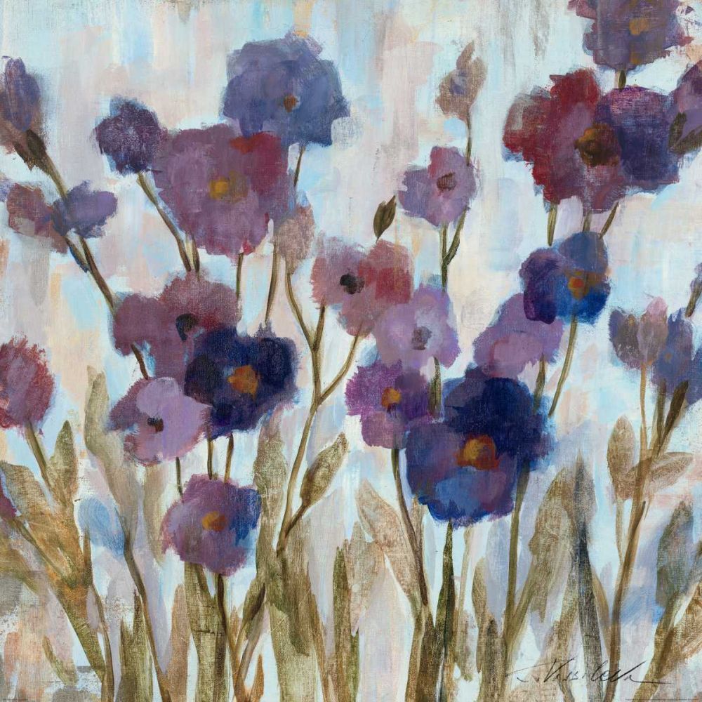 Abstracted Floral in Purple art print by Silvia Vassileva for $57.95 CAD