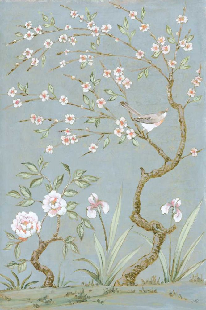 Spring Mural I Blue art print by Julia Purinton for $57.95 CAD