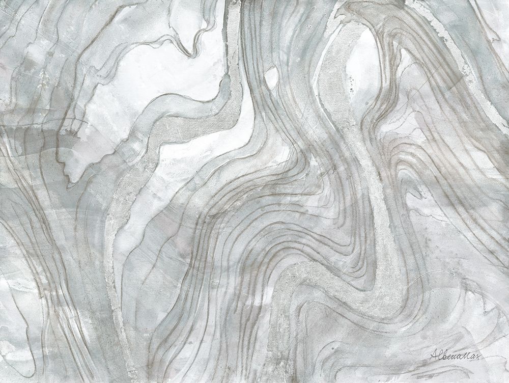 Shimmering Water Silver art print by Albena Hristova for $57.95 CAD