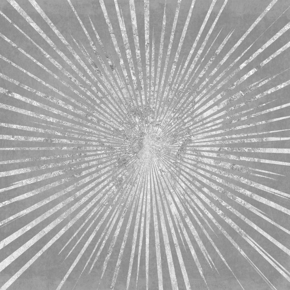 Silver Sunburst I art print by Wild Apple Portfolio for $57.95 CAD