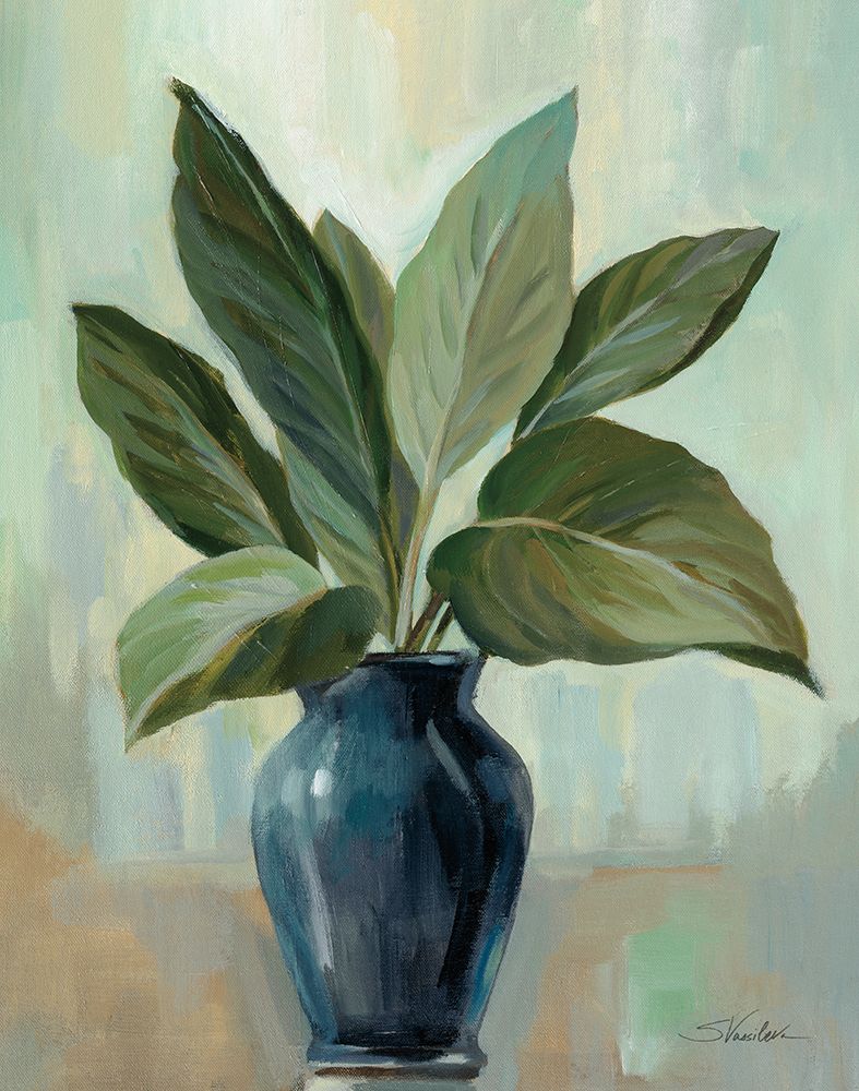 Mint and Blue Still Life art print by Silvia Vassileva for $57.95 CAD