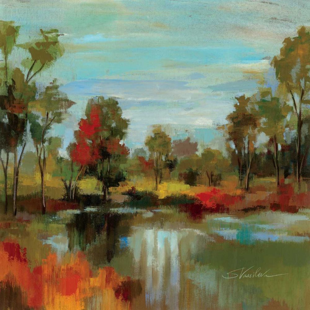 Hidden Pond Hues I art print by Silvia Vassileva for $57.95 CAD