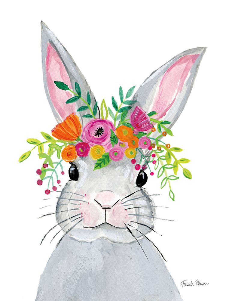 Sweet Rabbit art print by Farida Zaman for $57.95 CAD