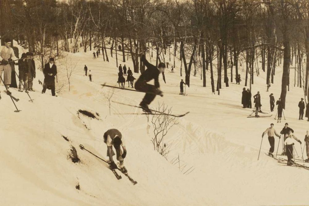 Skiing I art print by Wild Apple Portfolio for $57.95 CAD