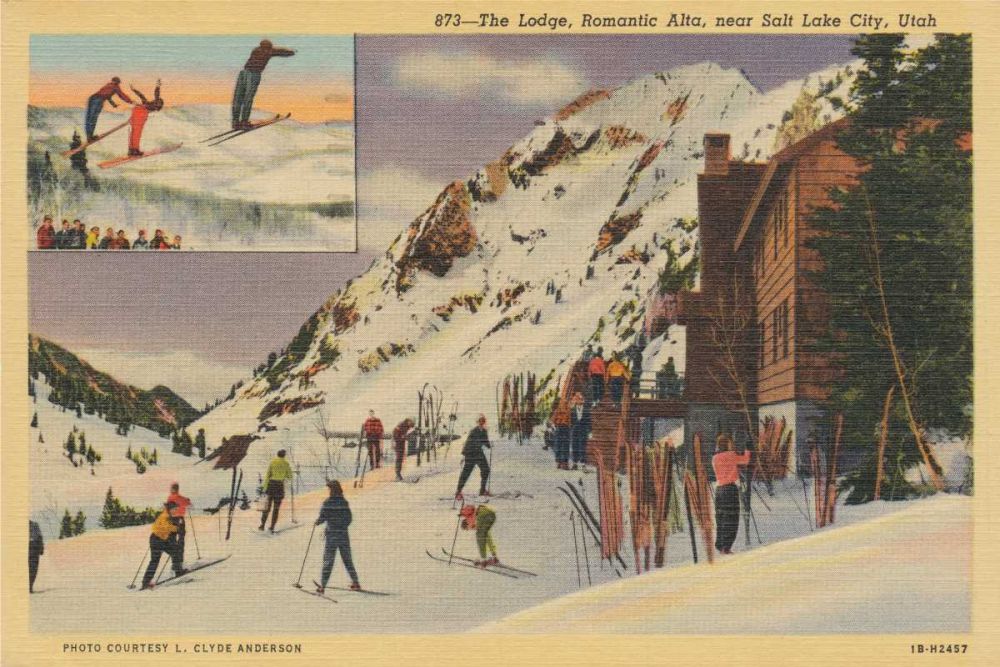 Skiing II art print by Wild Apple Portfolio for $57.95 CAD