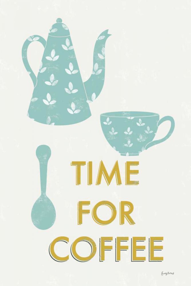 Retro Kitchen Coffee III art print by Becky Thorns for $57.95 CAD