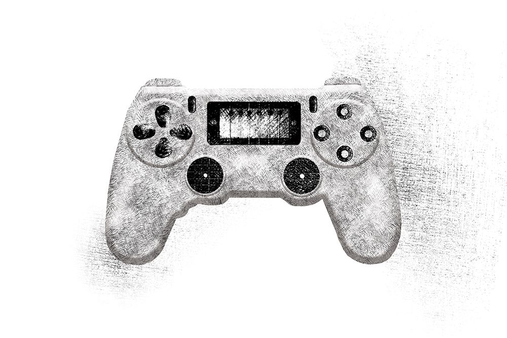 Garage Gaming art print by Wild Apple Portfolio for $57.95 CAD
