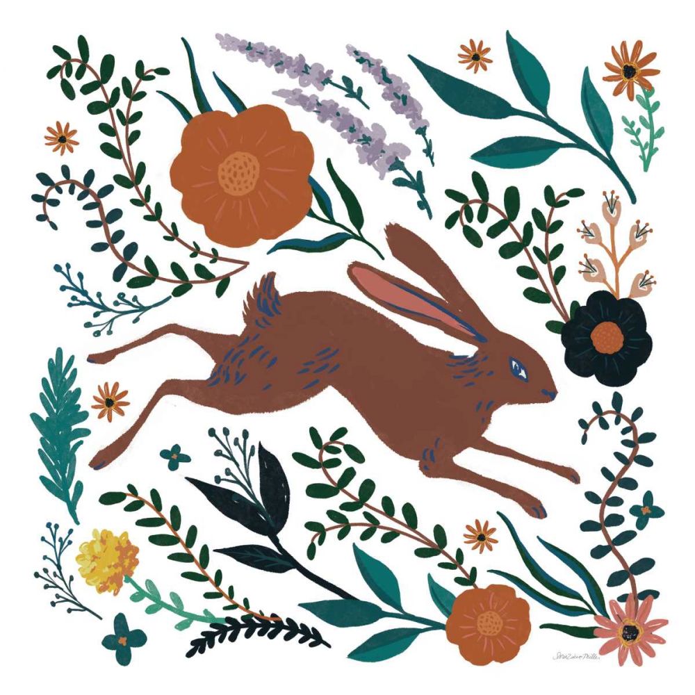 Folk Garden I art print by Sara Zieve Miller for $57.95 CAD