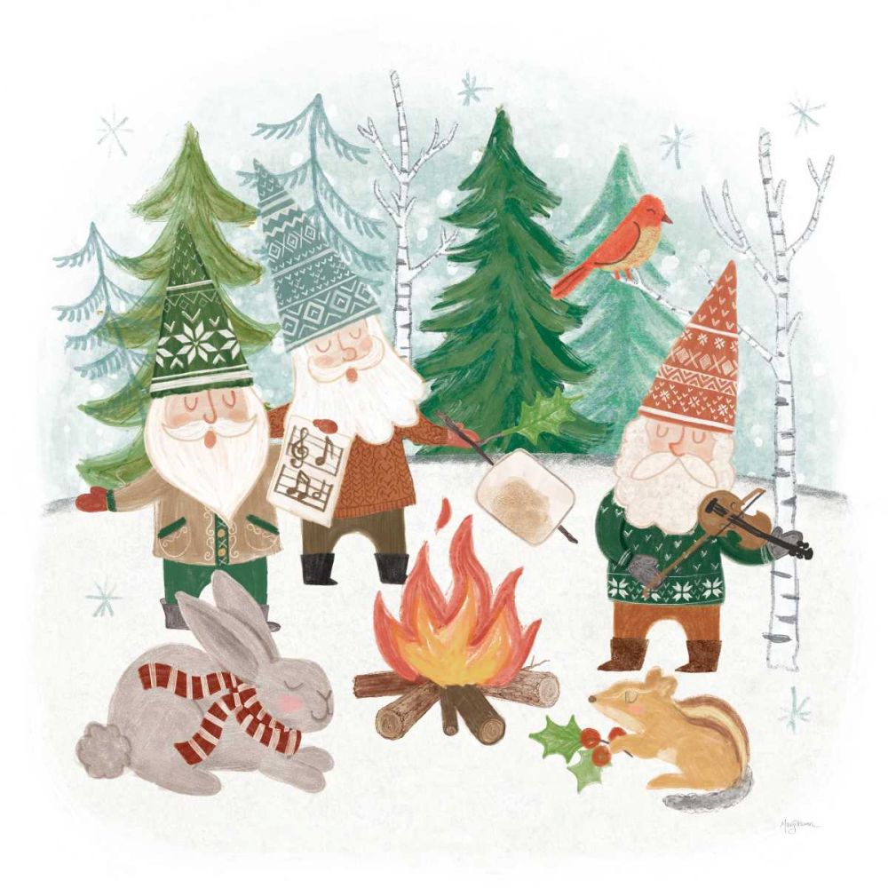 Woodland Gnomes II art print by Mary Urban for $57.95 CAD