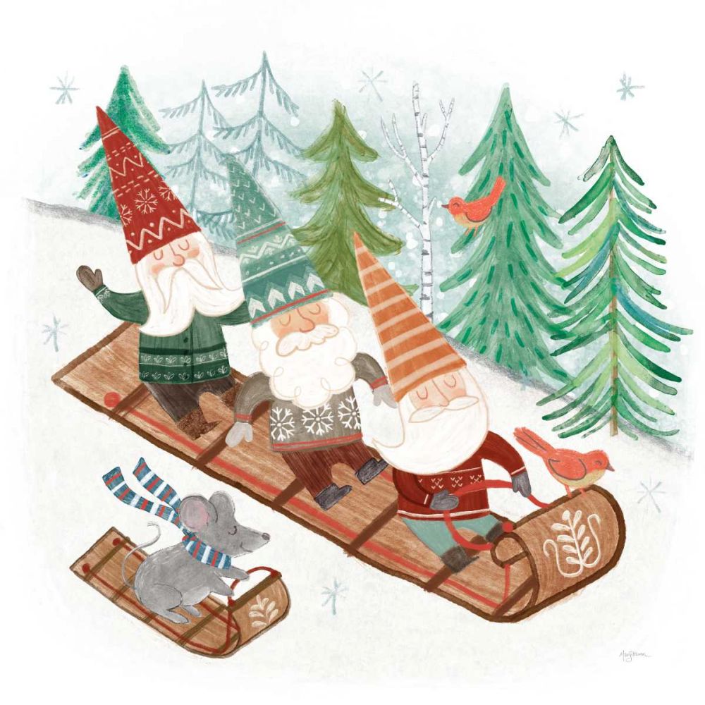 Woodland Gnomes III art print by Mary Urban for $57.95 CAD