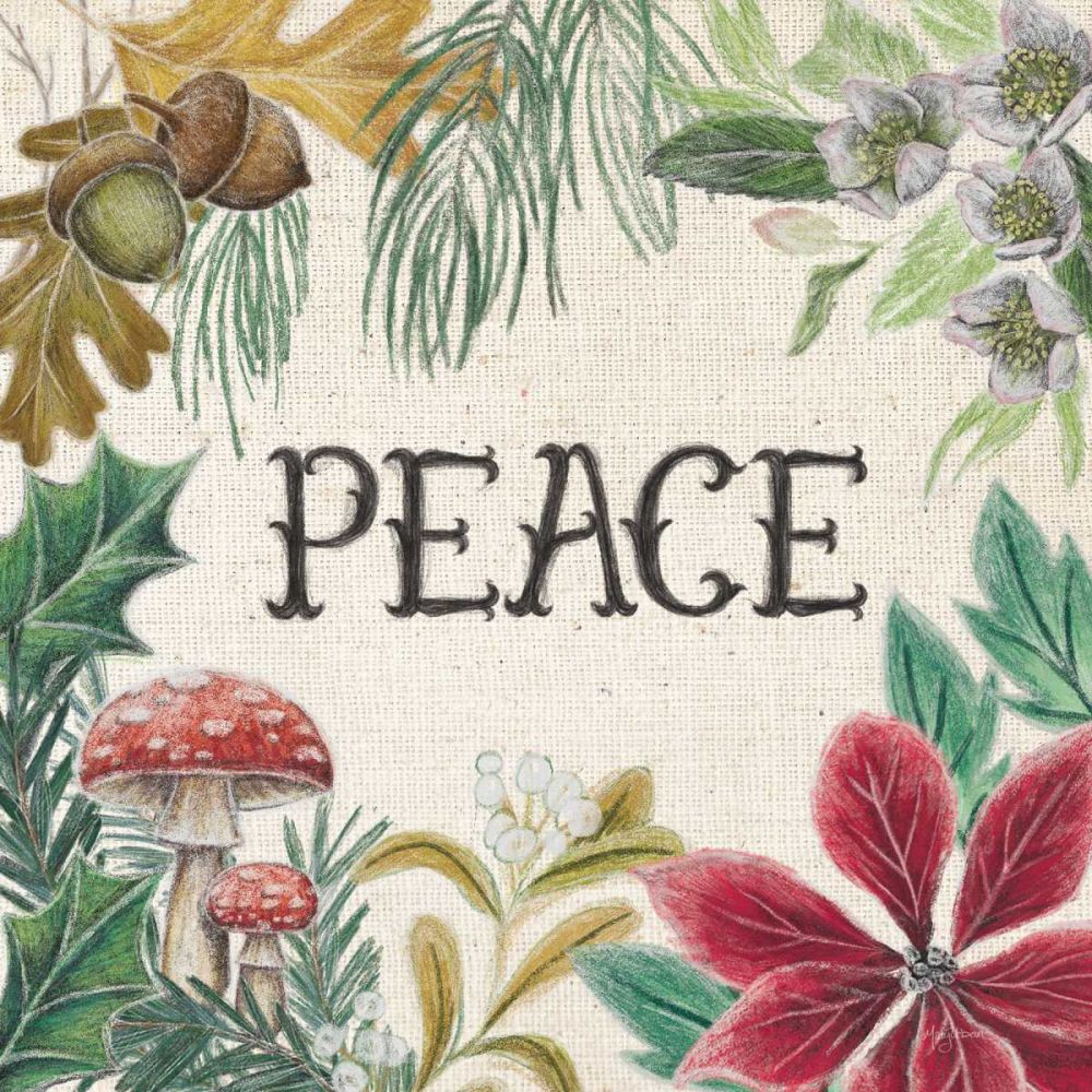 Christmas Chalk II Light art print by Mary Urban for $57.95 CAD