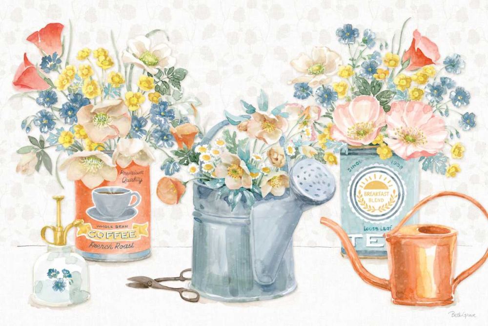 Gardenscape I art print by Beth Grove for $57.95 CAD
