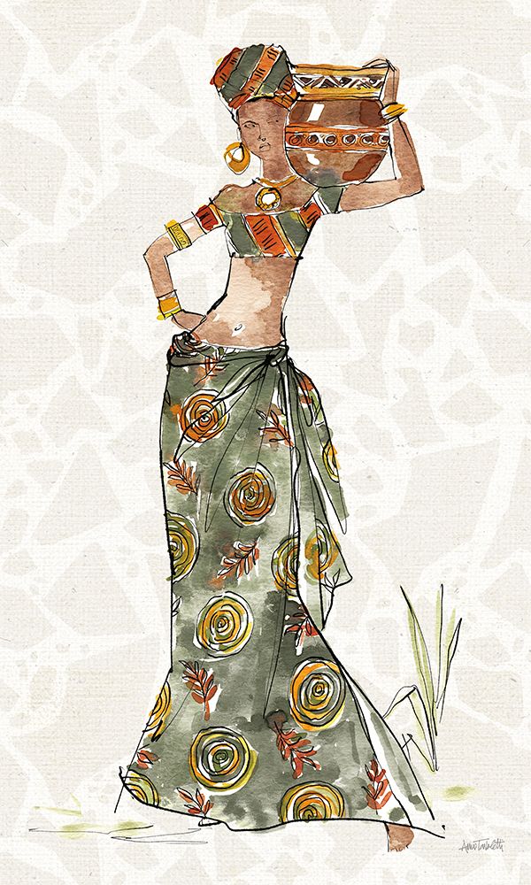 African Flair VIII C art print by Anne Tavoletti for $57.95 CAD