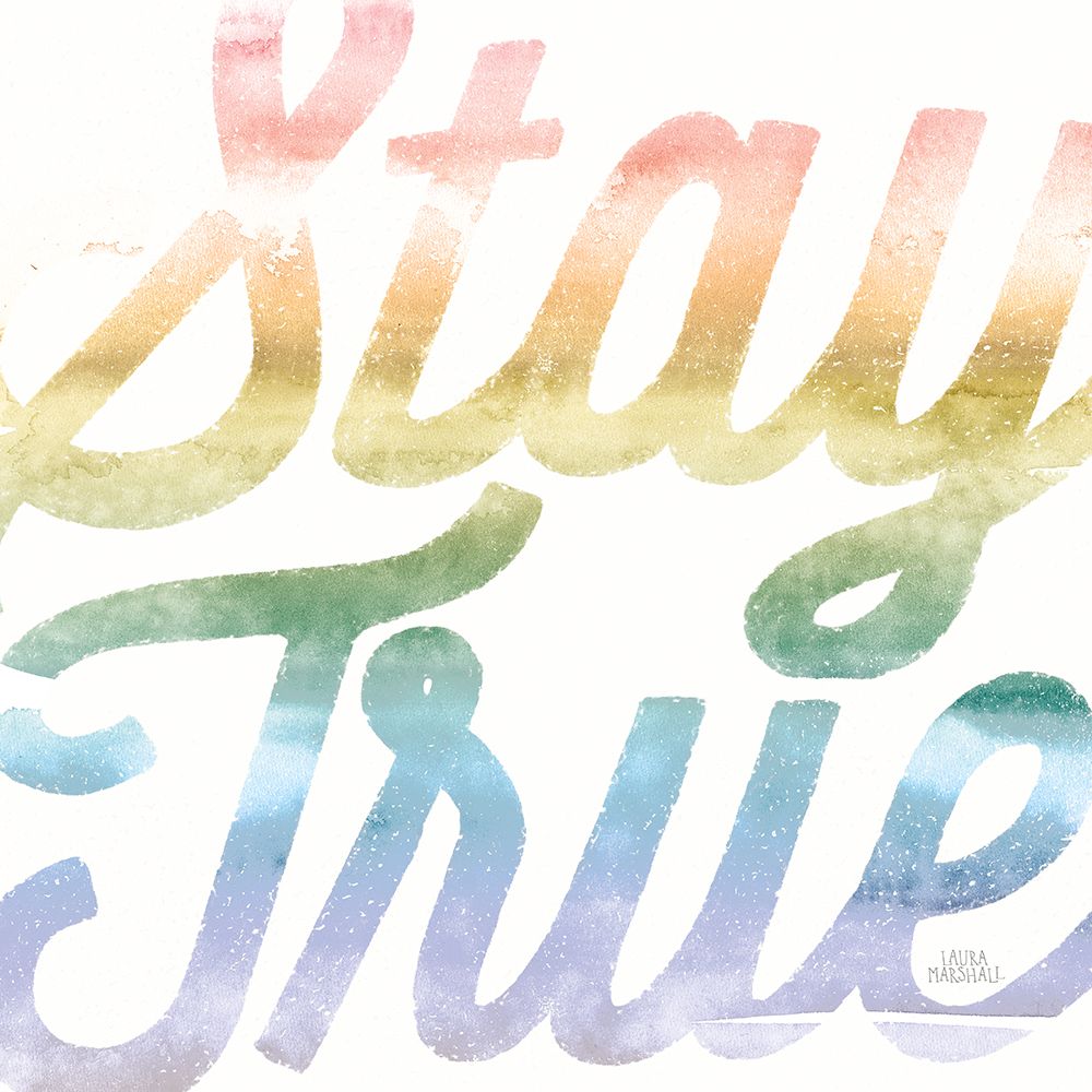 Positivity III Rainbow art print by Laura Marshall for $57.95 CAD