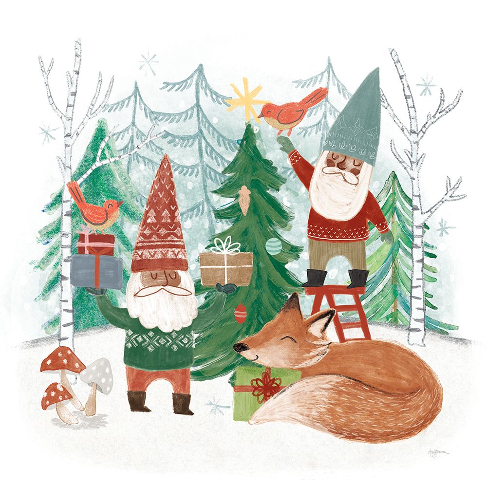 Woodland Gnomes VI art print by Mary Urban for $57.95 CAD