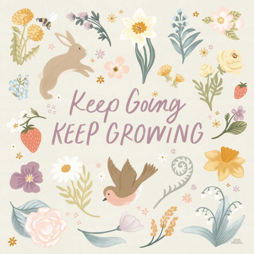 Spring Garden II art print by Laura Marshall for $57.95 CAD