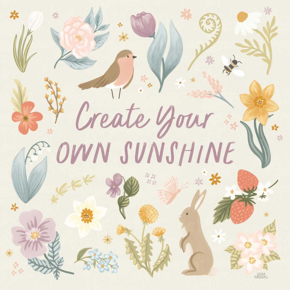Spring Garden III art print by Laura Marshall for $57.95 CAD