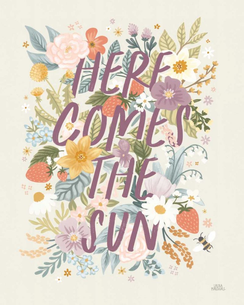 Spring Garden V art print by Laura Marshall for $57.95 CAD