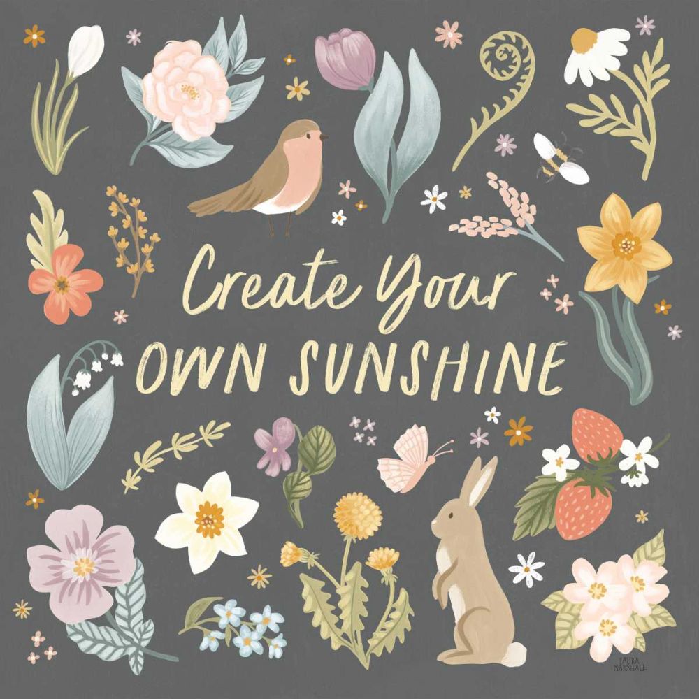 Spring Garden III Dark art print by Laura Marshall for $57.95 CAD