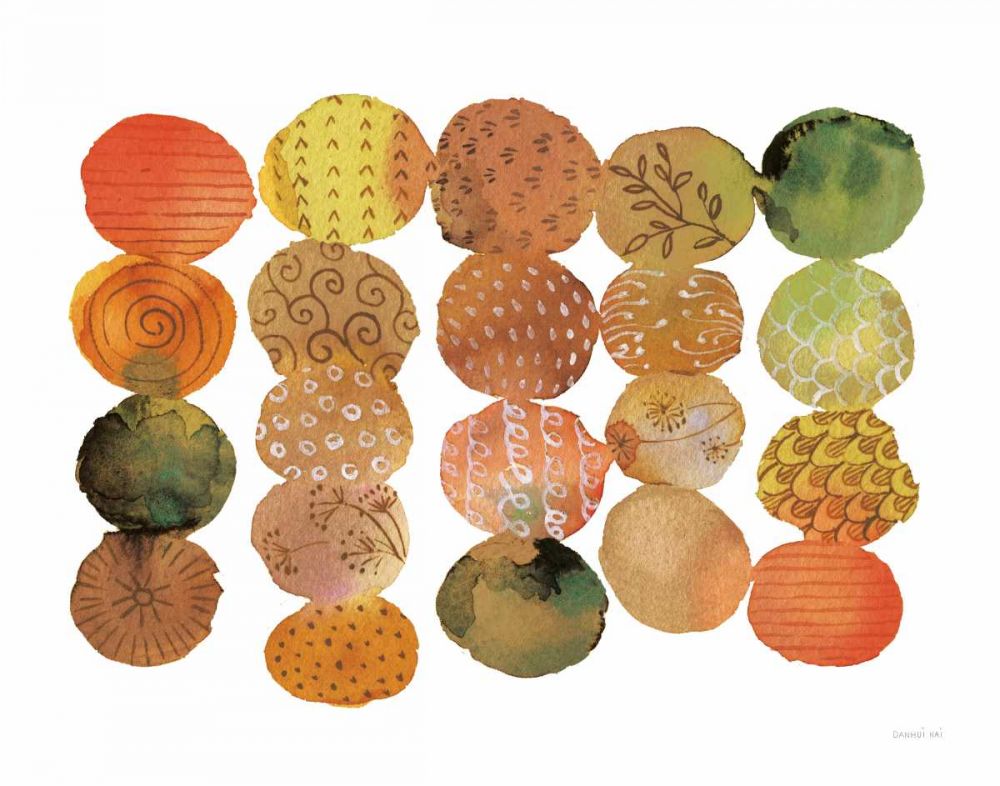 Fall Circle Stories II Horizontal art print by Danhui Nai for $57.95 CAD