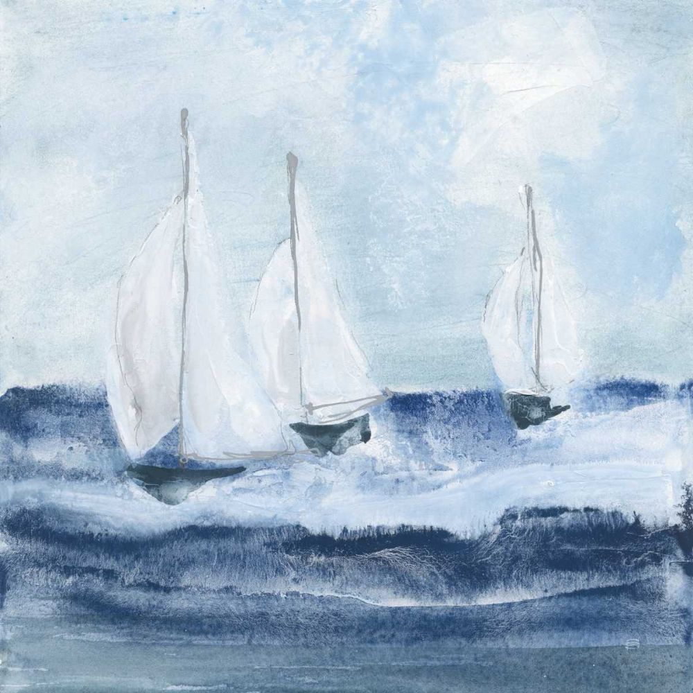 Sailboats VII art print by Chris Paschke for $57.95 CAD