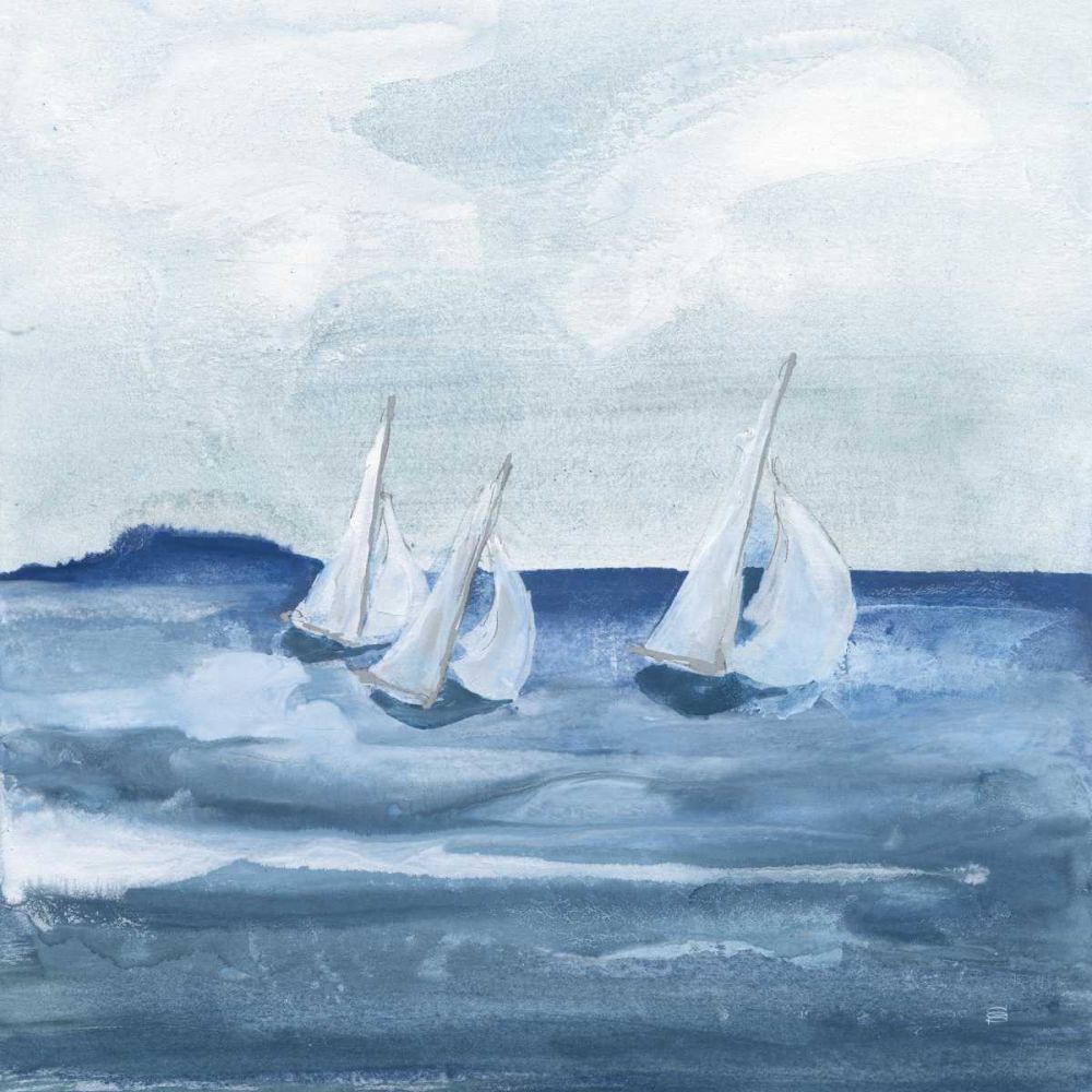 Sailboats VIII art print by Chris Paschke for $57.95 CAD