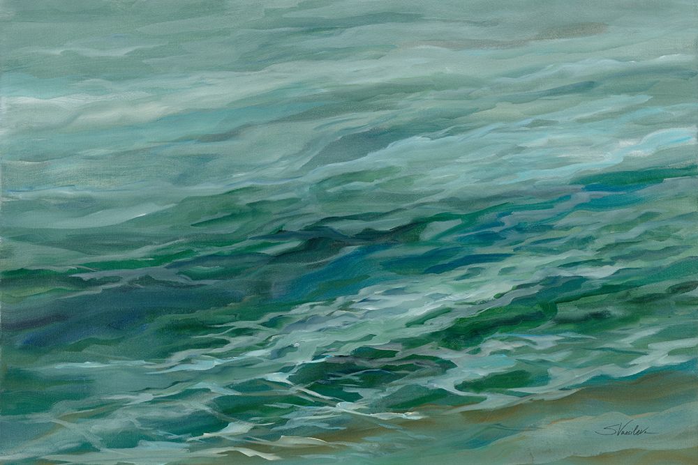 Viridian Sea art print by Silvia Vassileva for $57.95 CAD