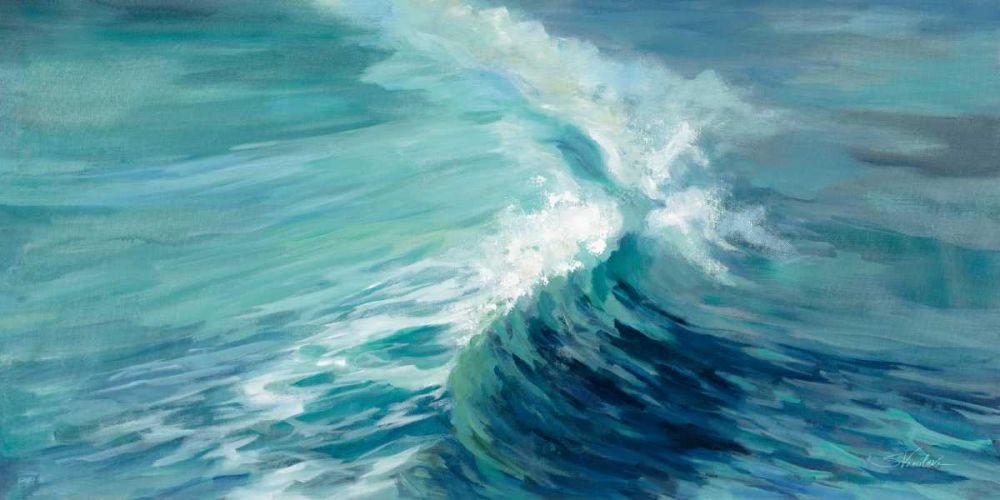 Aquamarine Wave art print by Silvia Vassileva for $57.95 CAD
