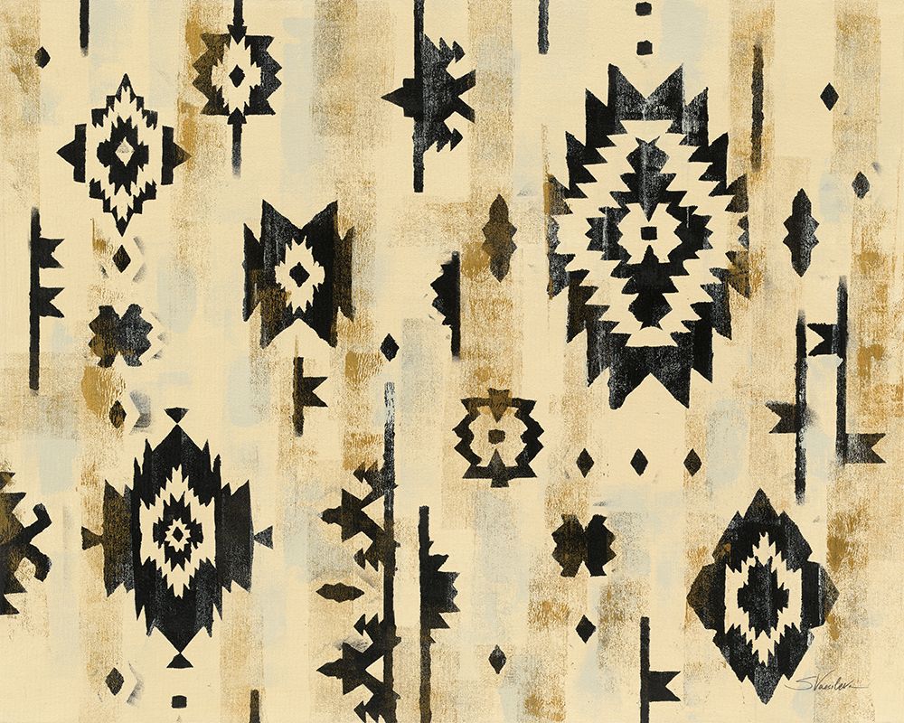 Ivory and Black Pattern art print by Silvia Vassileva for $57.95 CAD