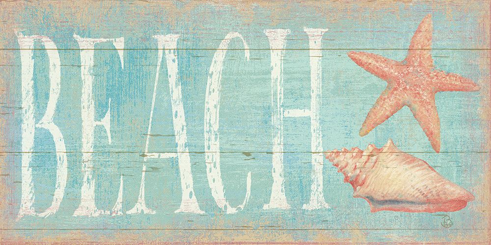 Pastel Beach with Pink art print by Daphne Brissonnet for $57.95 CAD
