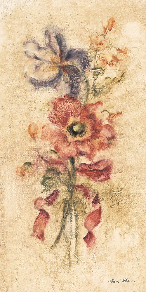 Iris with Red Ribbon art print by Cheri Blum for $57.95 CAD