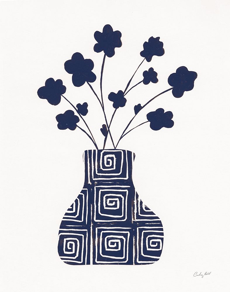 Shadow Vessel II Navy art print by Courtney Prahl for $57.95 CAD
