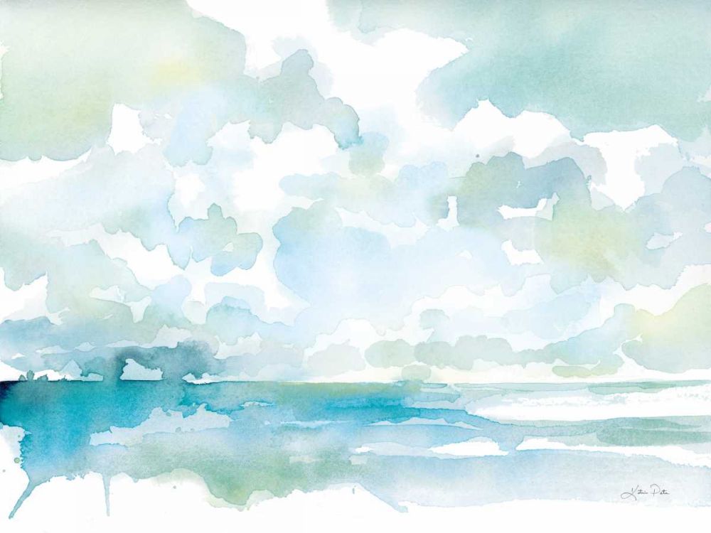Ocean Dreaming Pale Blue art print by Katrina Pete for $57.95 CAD
