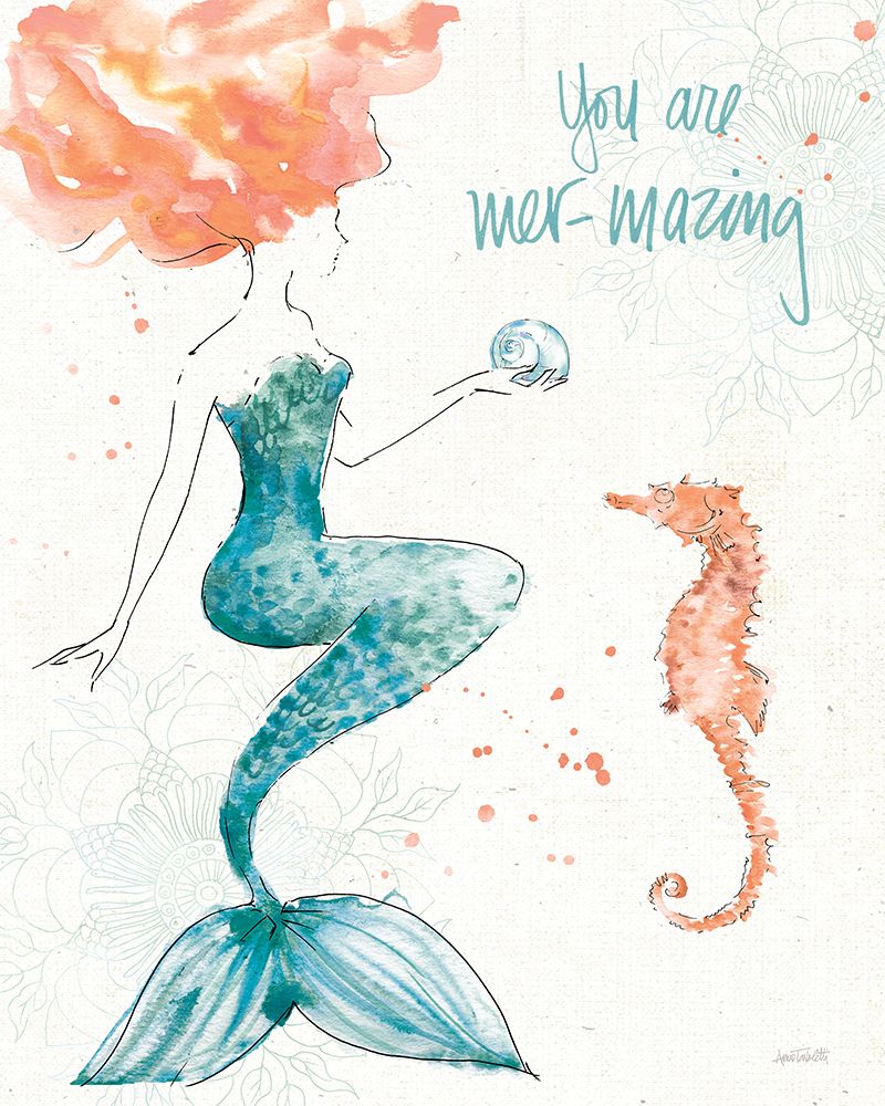 Sea Sirens I art print by Anne Tavoletti for $57.95 CAD