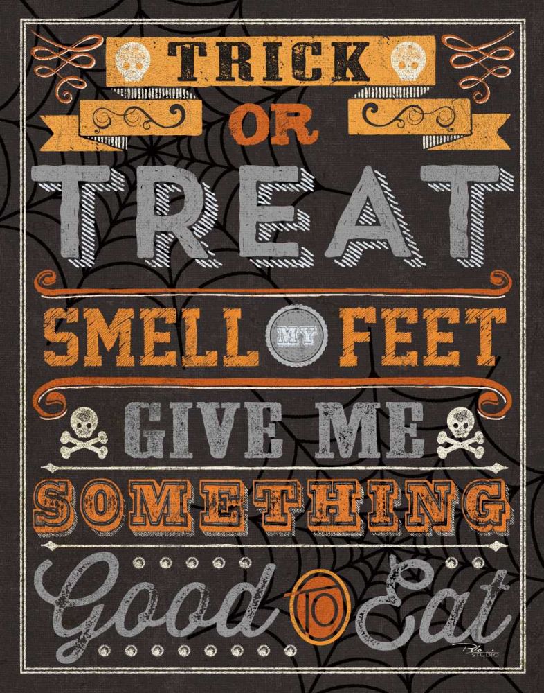 Halloween Talk I Orange art print by Pela Studio for $57.95 CAD