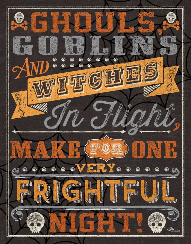 Halloween Talk II Orange art print by Pela Studio for $57.95 CAD