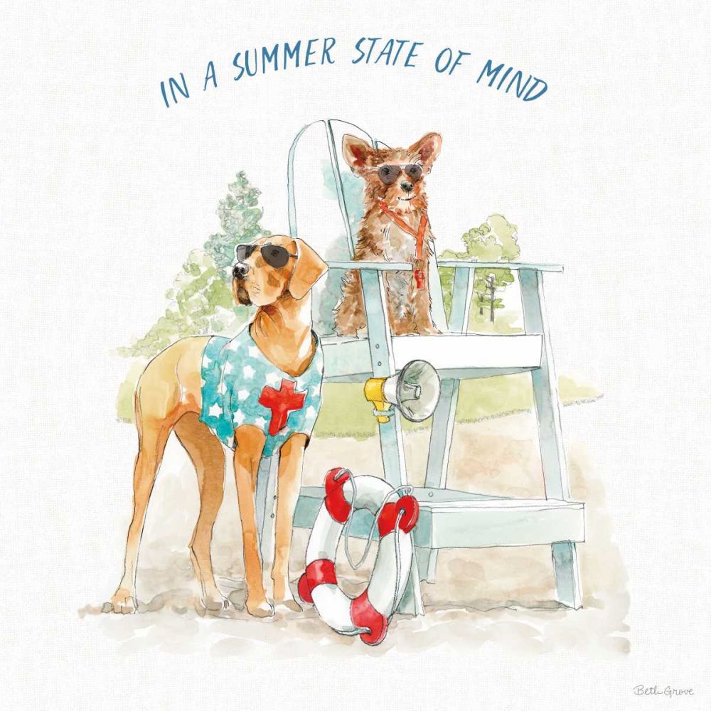 Summer Fun IV art print by Beth Grove for $57.95 CAD