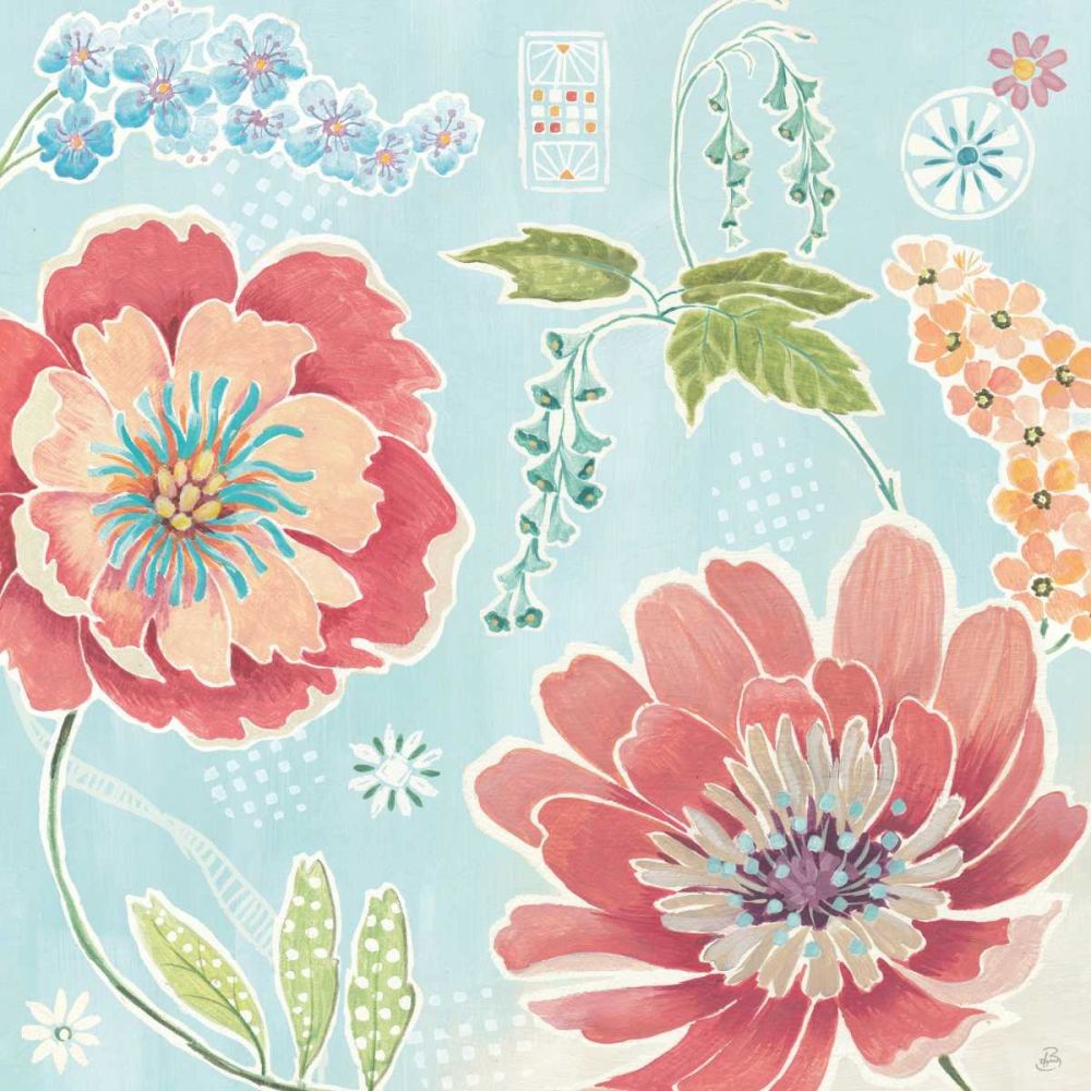 Happy Meadow III art print by Daphne Brissonnet for $57.95 CAD