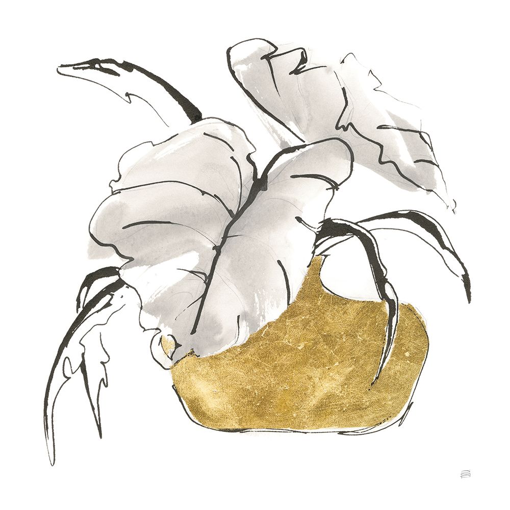 Delicate Gilded Vase II art print by Chris Paschke for $57.95 CAD