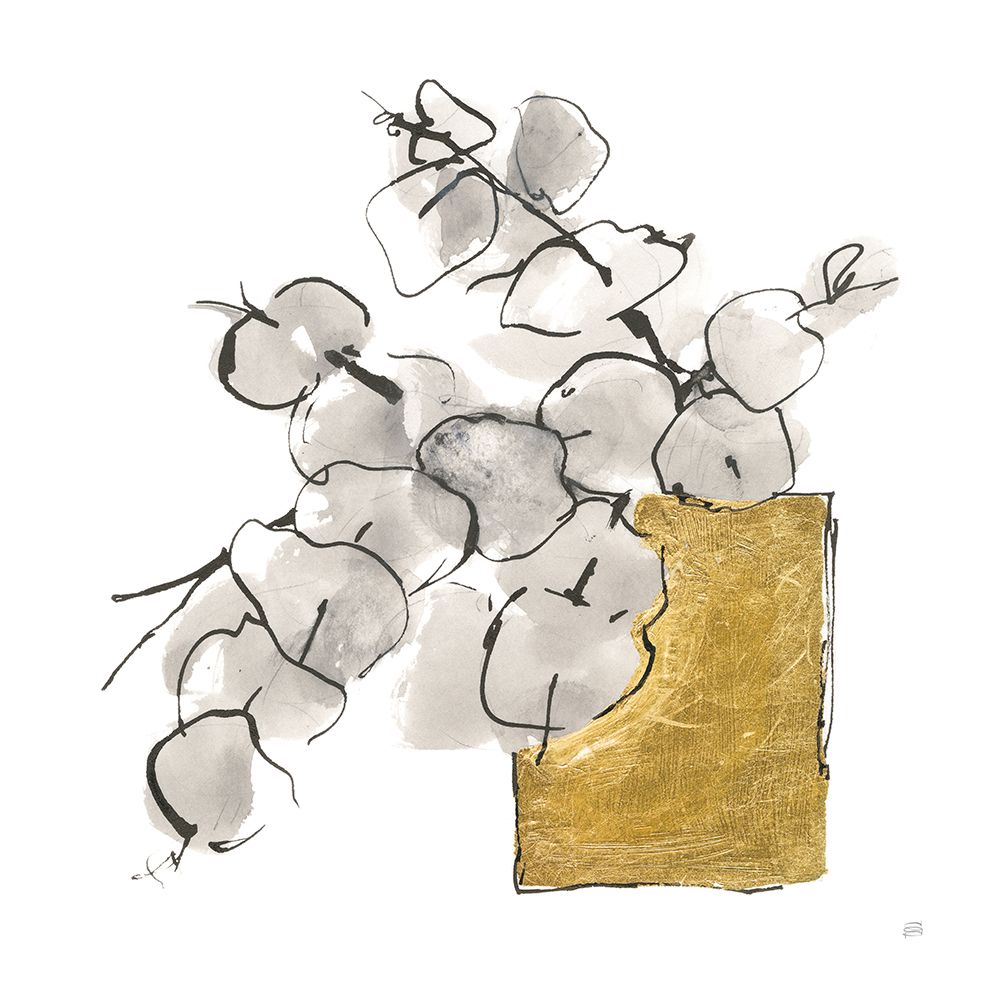 Delicate Gilded Vase IV art print by Chris Paschke for $57.95 CAD