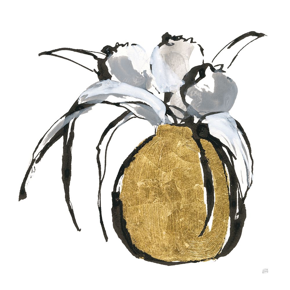 Gilded Vase II art print by Chris Paschke for $57.95 CAD