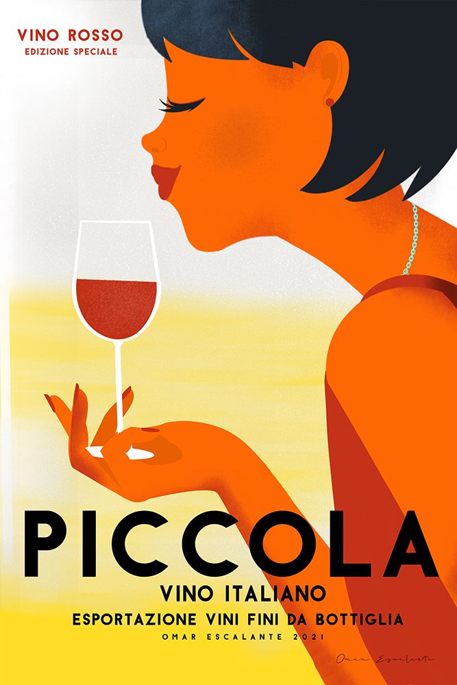 Vino Rosso II art print by Omar Escalante for $57.95 CAD