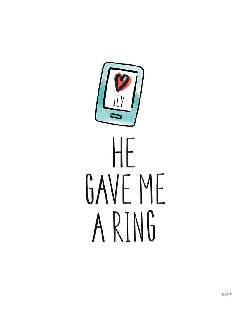 Valentines XI ILY art print by Leah York for $57.95 CAD