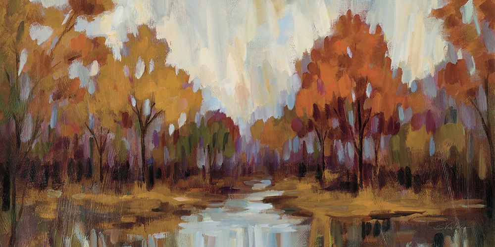Fall Aquarelle Purple Crop art print by Silvia Vassileva for $57.95 CAD