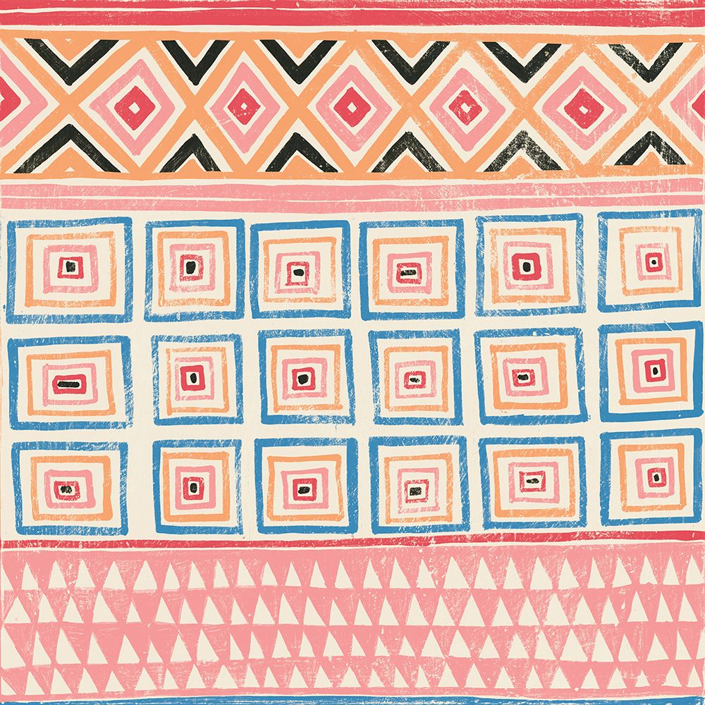 Kuba I Colorful art print by Kathrine Lovell for $57.95 CAD
