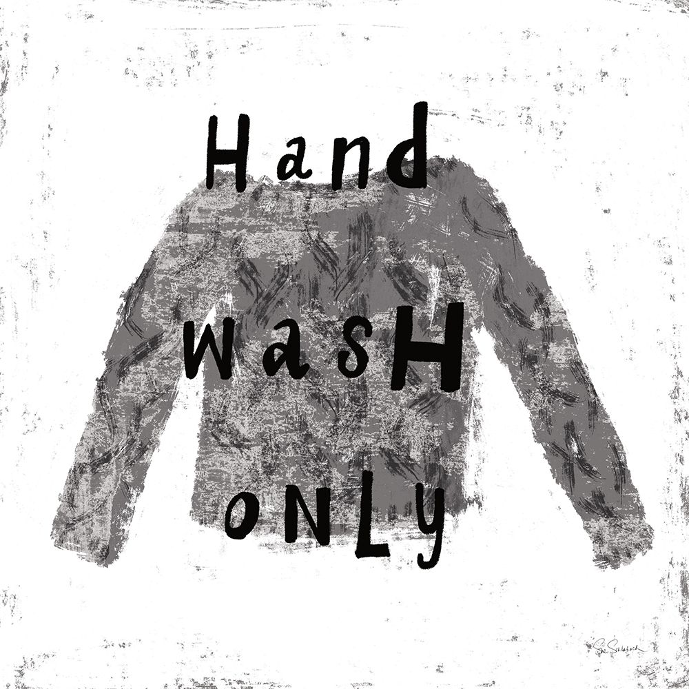 Laundry Rules IV BW art print by Sue Schlabach for $57.95 CAD