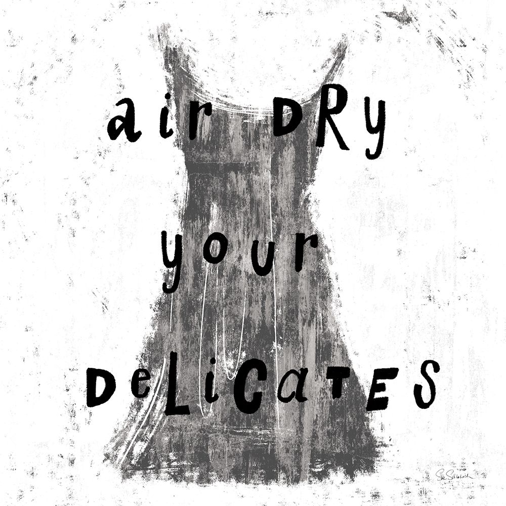 Laundry Rules VI BW art print by Sue Schlabach for $57.95 CAD